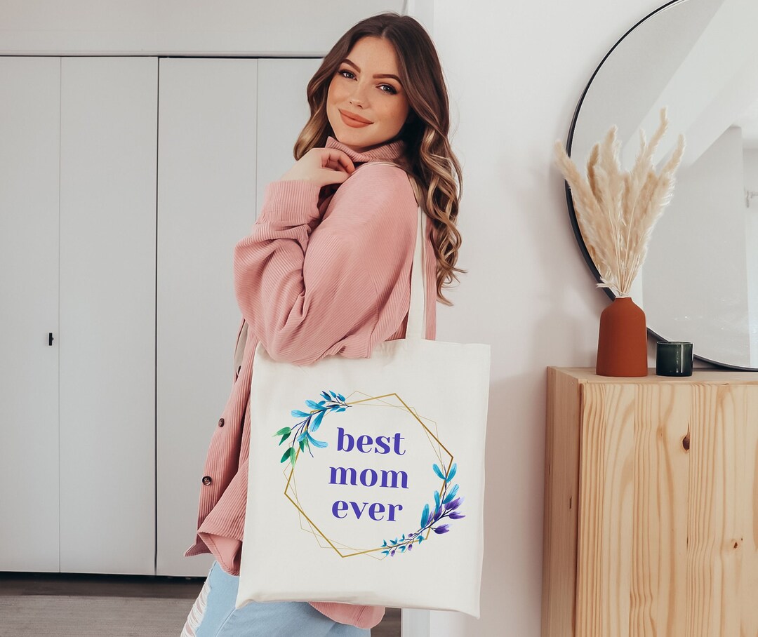 CafePress 'Best Auntie Ever' Tote Bag - Natural Canvas Reusable Shopping Bag, Two Sizes Available - View #9