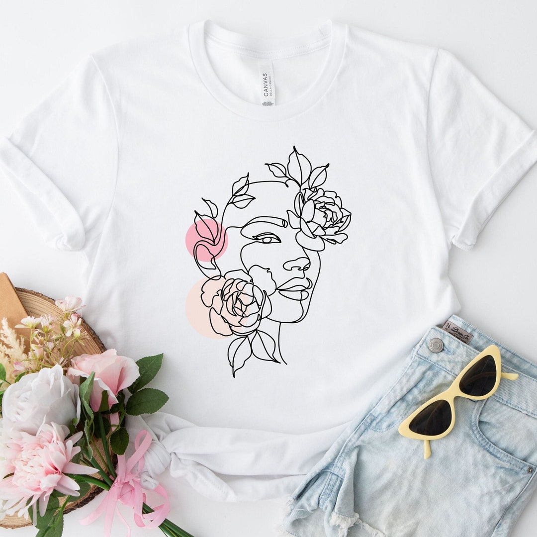 Floraen Short Sleeve Chest Graphic T-Shirt White