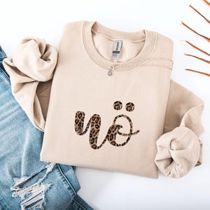 No, pullover da donna, maglietta con stampa leopardata, felpa leopardata, maglione minimalista, abbigliamento, fidanzata, moglie, regalo di compleanno, retrò, citazione