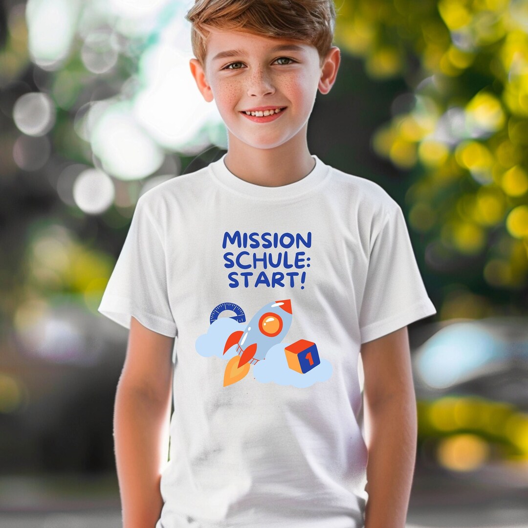T-Shirt „Preschool Vibes“ Für Kinder – Schulanfang, Vorschule, Kurzärmlig | Aus Baumwollmix, Mit Retro-Druck