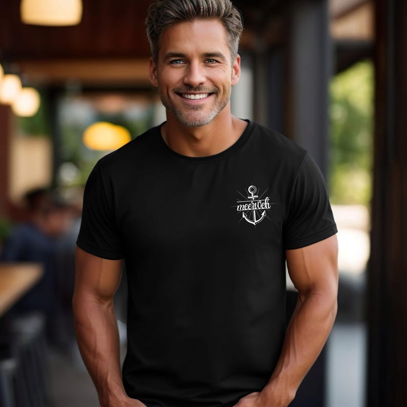 DESegler Geschenk Weihnachten,Anker Spruch Shirt segeln,Freundin