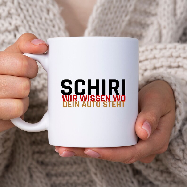 DE Funny Saying Mug, Ceramic, Coffee, Football, Referee, Joke, White