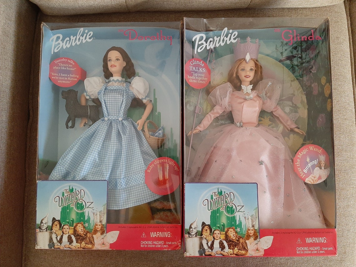 Dorothy and Glinda Wizard of Oz Barbie Dolls, New in Box, Unopened, Etsy
