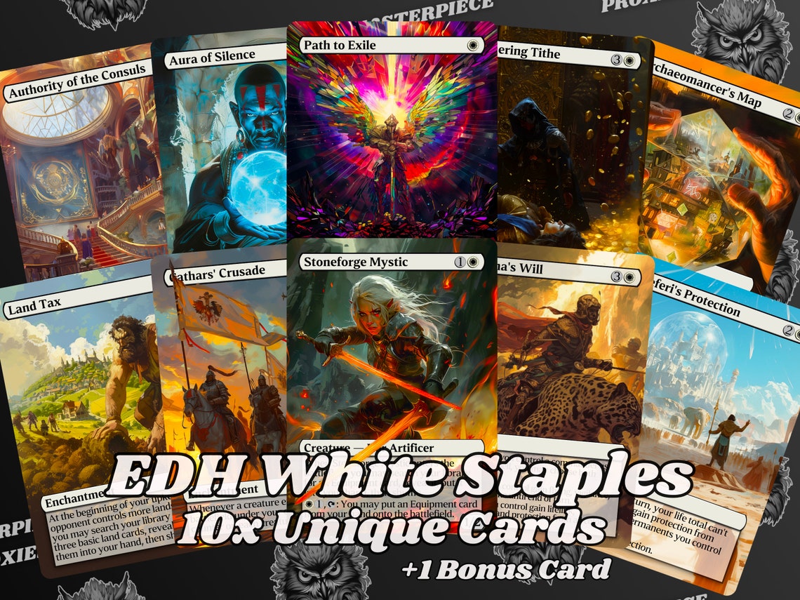 White Commander Staples Bundle Set of 10 1 White EDH Staple Cards 11