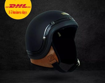 3/4 motorcycle helmets retro Retro 3/4 Motorcycle Helmet  Lightweight & Stylish  UGNE Parts