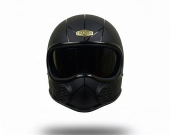 davida open face motorcycle helmets Davida Moto Classic Jet Open Face Black Helmet, Made in England, Size: M/58