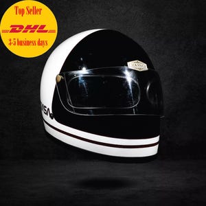 Verkauf Vintage Custom Helm Twineyes Für Cafe Racer Bobber Chopper Motorrad