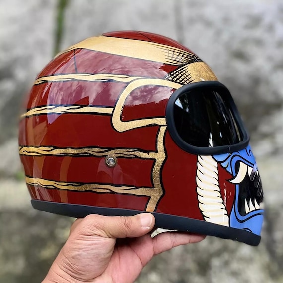 Custom Ronin Motorcycle Helmet: Bobber, Chopper, Cafe Racer - Etsy