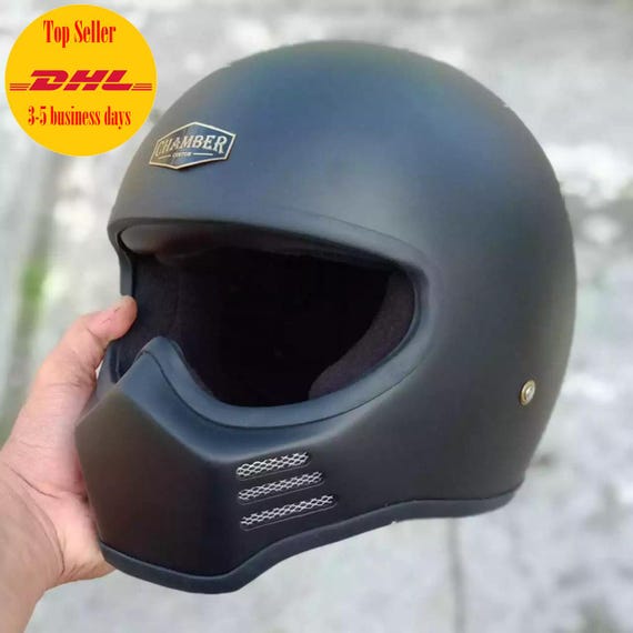 Custom Helmet MT ZERO for Cafe Racer Chopper Bobber Motorbikes - Etsy