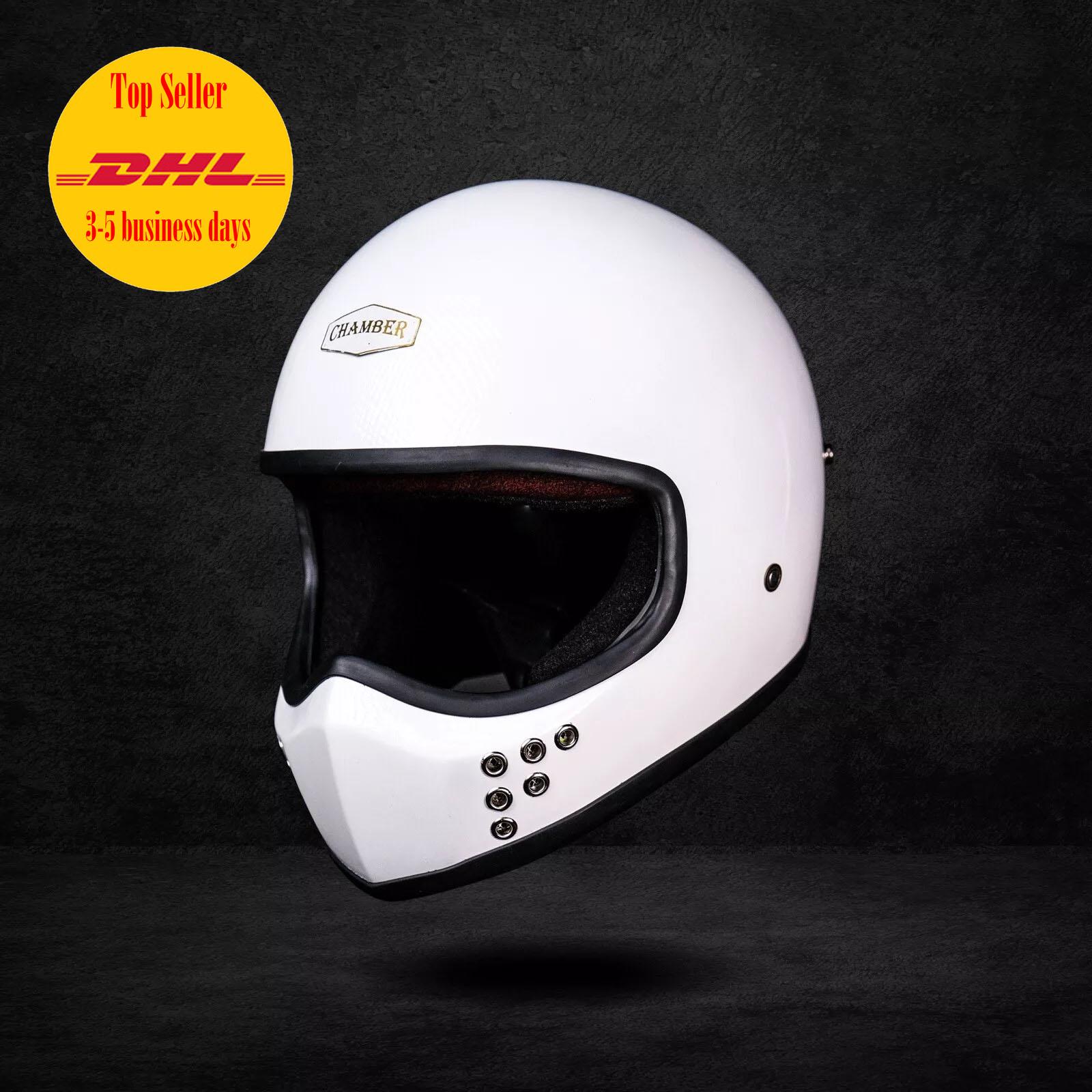 custom white motorcycle helmets Gringo SV Helmet KYPARA Full Face Motorcycle Helmet