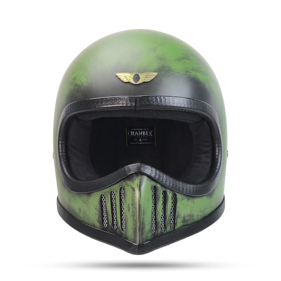 distressed motorcycle helmets Ladies Brown Vented Scooter Jacket making it a standout piece in your wardrobe Custom helmet THUNDER GRAY –