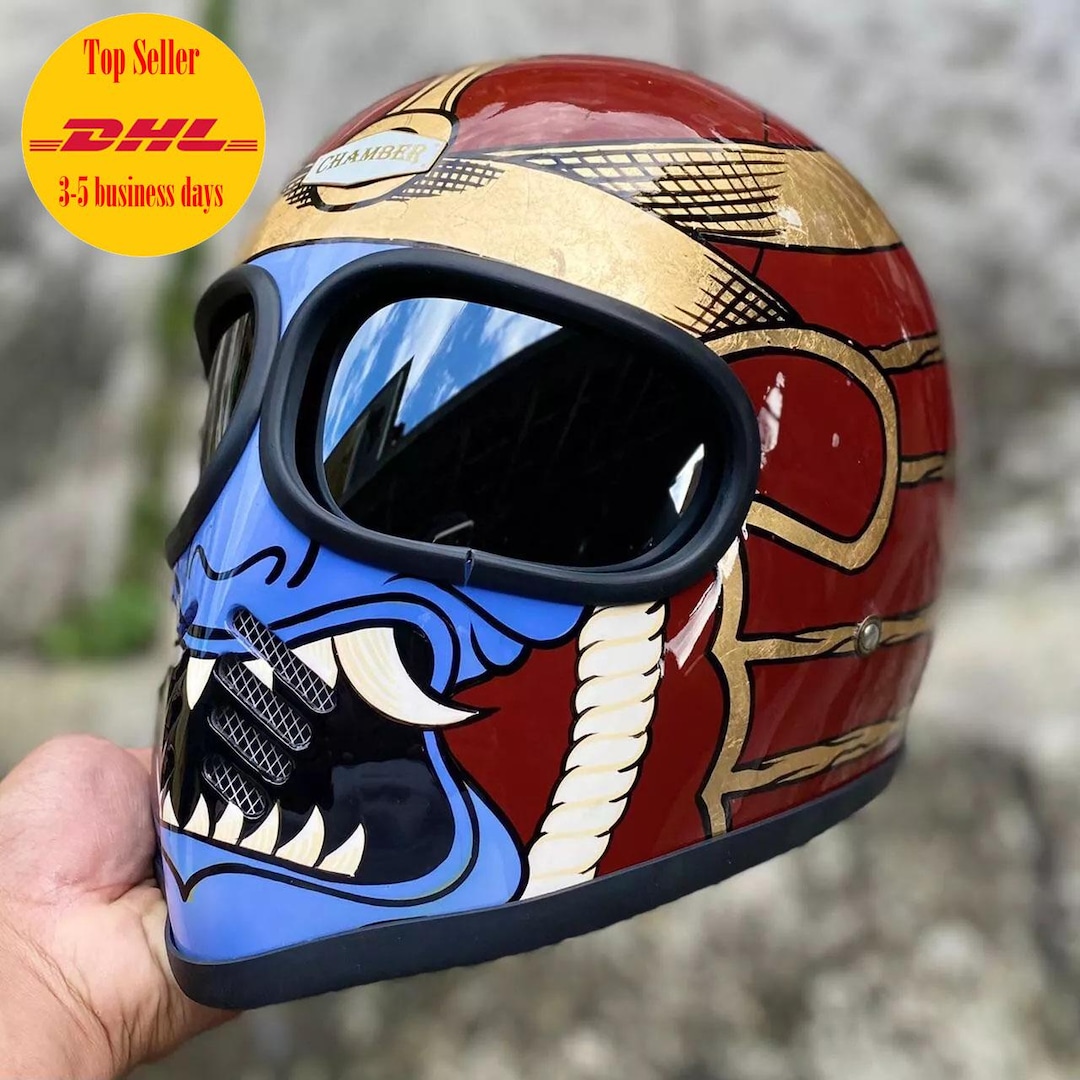 Custom Ronin Motorcycle Helmet: Bobber, Chopper, Cafe Racer - Etsy