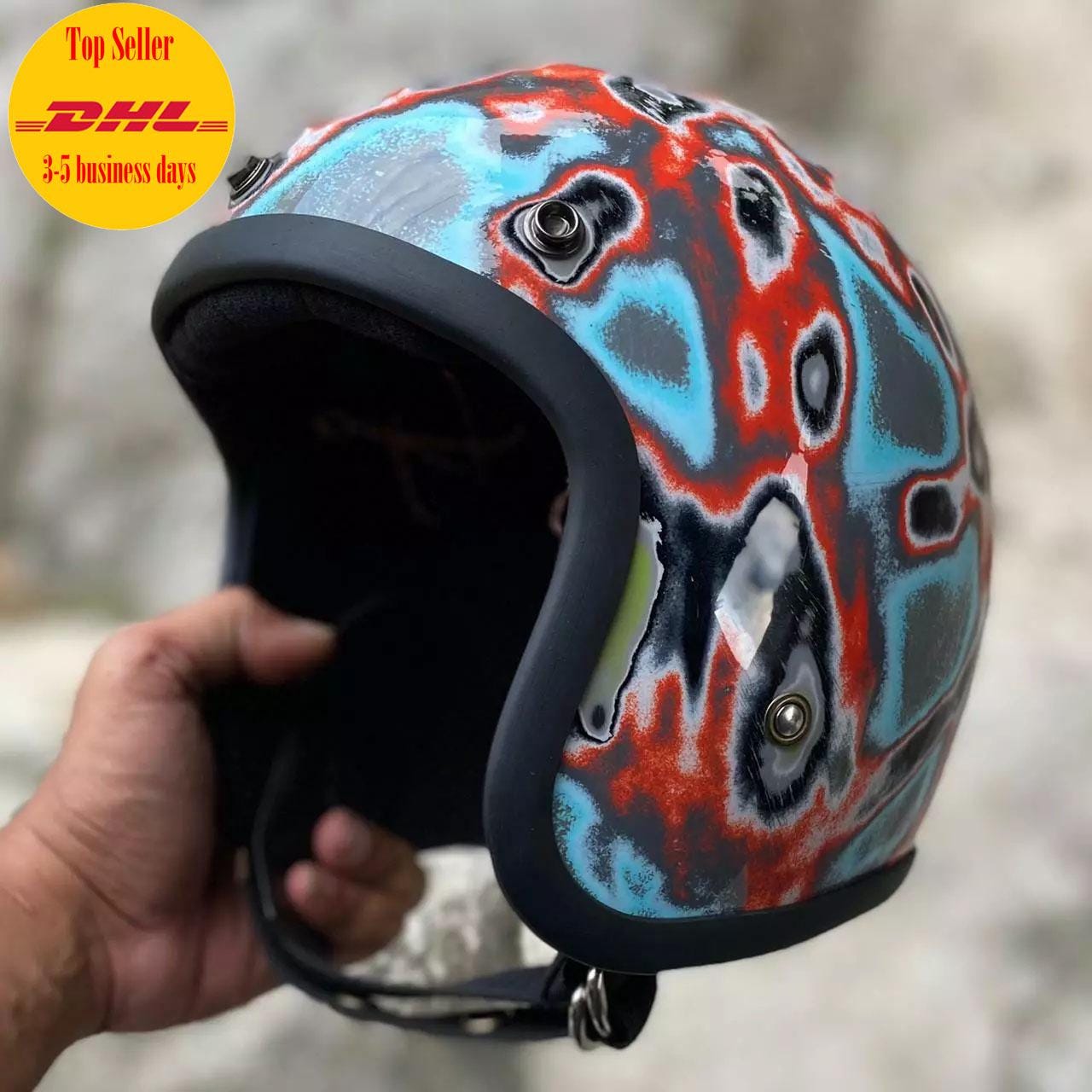 custom painted motorcycle helmets australia Hand Helmet, Asian Dragon Custom Art Helmets: Unique Designs