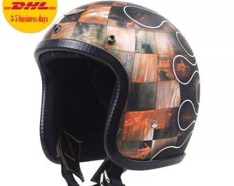 ハンドメイドCakilバイクヘルメットカスタムインナーブラックグロス