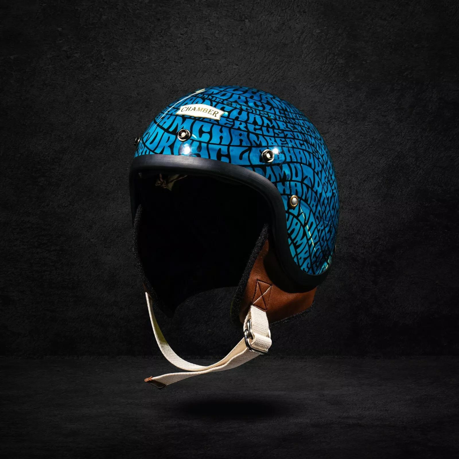 air force style motorcycle helmet Custom Motorcycle Helmet Air Force Twis Lettering For Cafe Racer