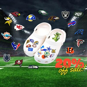 Buffalo bills croc store charms
