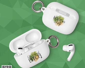 White Rubber Case for AirPods® with Bold Statement: Extra-Ordinary! Bitch