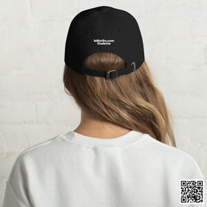 Black One-Size Embroidered Cap with Bold Statement: Imperfect Bitch zdjęcie 6