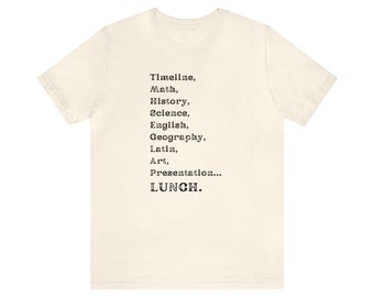 Homeschool Fächer, Klassische Gespräche - Bella+Canvas - Unisex Jersey Kurzarm T-Shirt