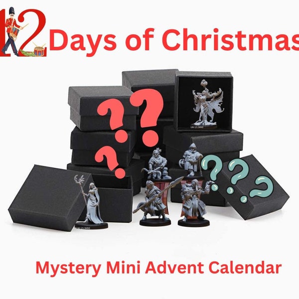 Dungeons and Dragons Advent Calendar Etsy