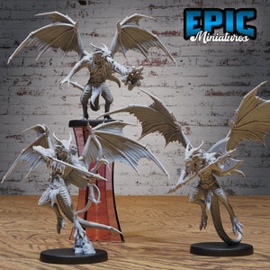Dragonborn Ranger Miniature: 28mm/32mm Scale TTRPG Figurine