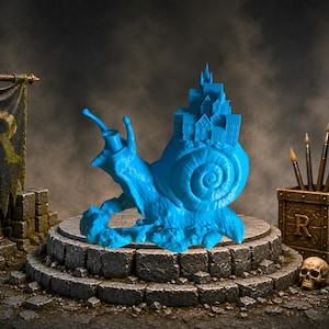 Whimsical Snailville Dice Tower | 3D Printed Dice Roller for Tabletop RPG & Board Games