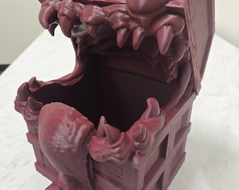 3D Printed Mimic Tissue Box Holder: Fantasy Gamer Decor