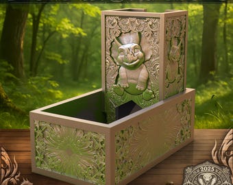 3D Printed Chompy Dino Folding Dice Tower: Portable PLA Dice Roller