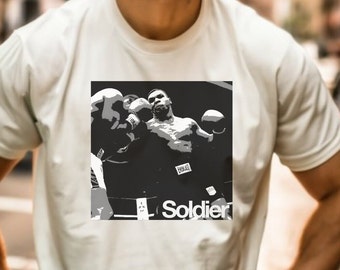 Soldier Mike Tyson Unisex Classic Tee Political Shirt, Malcom X Shirt, Hero Shirt, Rave Shirt, Techno T-shirt, Black History, Islam, Muslim