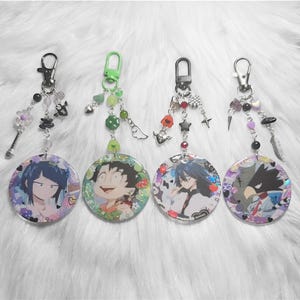 Handmade MHA Hero Keychains