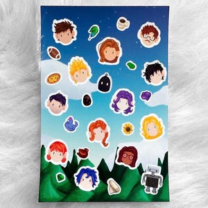 CLEARANCE Stardew Valley Sticker sheet 4x6 waterproof vinyl