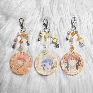 Handmade Fruit Basket keychains