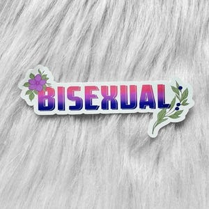 CLEARANCE Bisexual pride sticker waterproof vinyl
