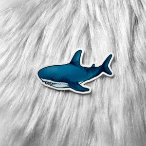 2.5 inch Blahaj shark sticker