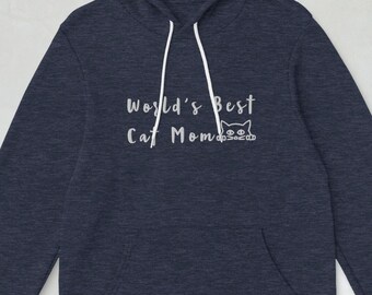 Cat Mom Custom Pullover Hoodie