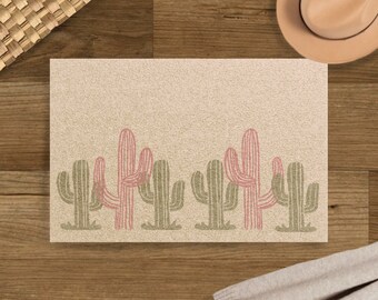 Cactus Doormat Cacti Doormat Chic Doormat Cactus Welcome mat Cactus Patio Decor Cactus Home Decor Western Doormat