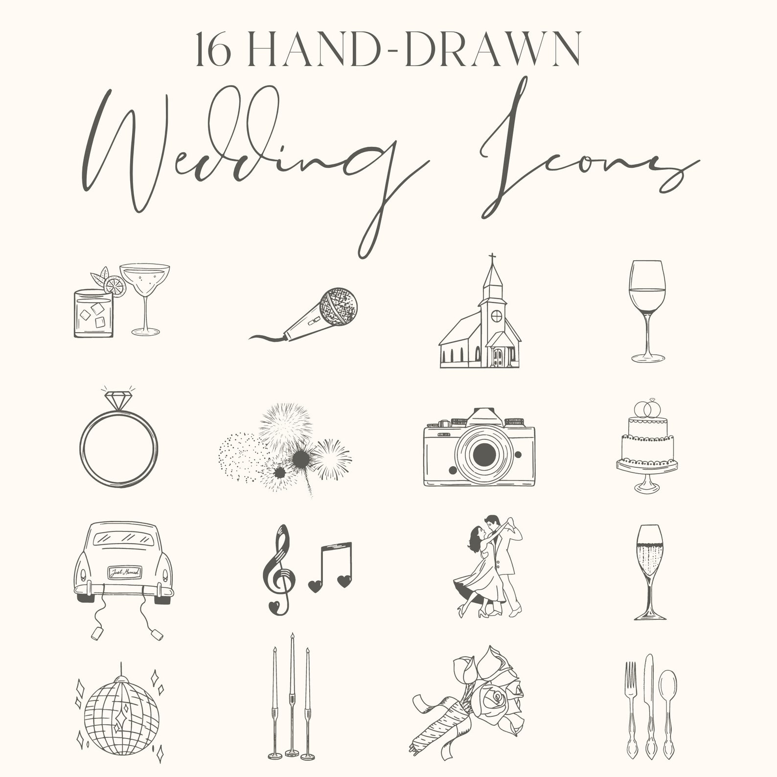 16-hand-drawn-wedding-timeline-icons-svg-png-jpg-files-wedding-clip-art