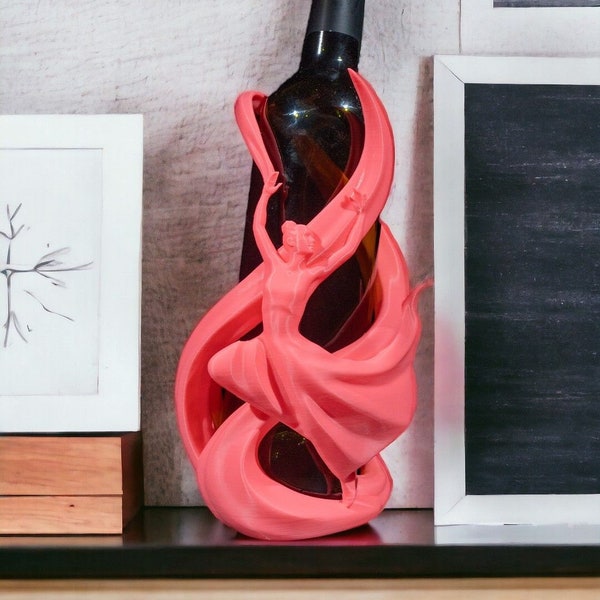 Graceful Ballerina Wine Holder for Stylish Wine Storage