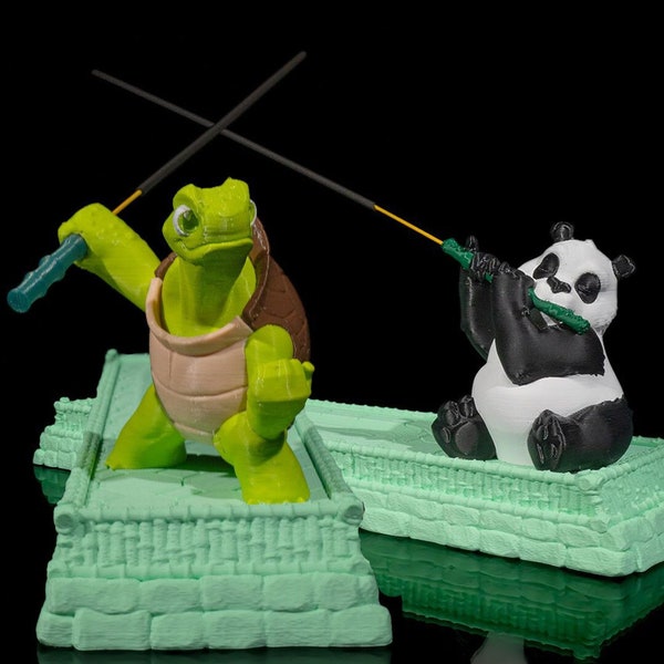Ninja Turtle / Panda Flutist Incense Holder and Incense Storage Box