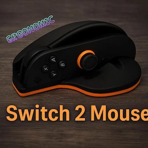 Switch 2 Mouse Adapter - Turn JoyCons into a Mouse - Ergonomic - Personalized Colors