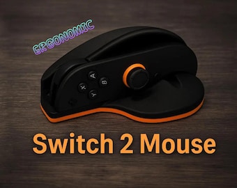 Switch 2 Mouse Adapter - Turn JoyCons into a Mouse - Ergonomic - Personalized Colors