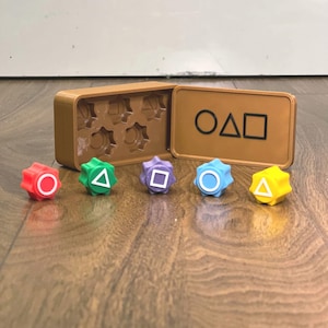 Gonggi Game Set: Traditional Korean Jacks with Invitation Box