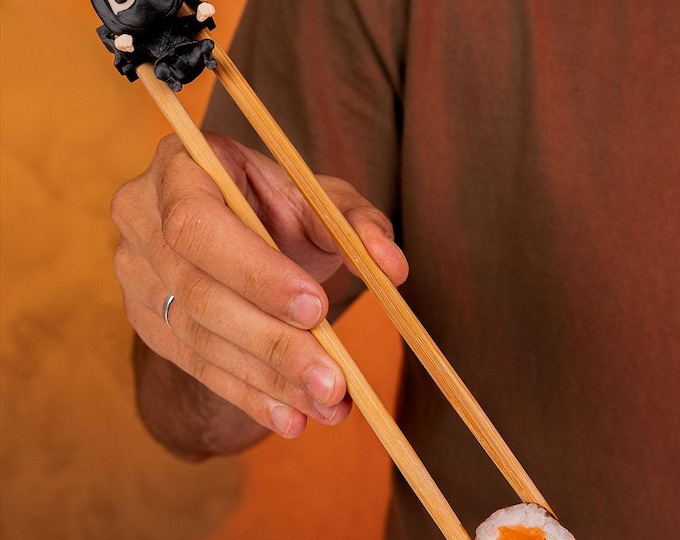 Kids Chopsticks Helper: Fun Learning Tool - Ninja, Cat, Panda