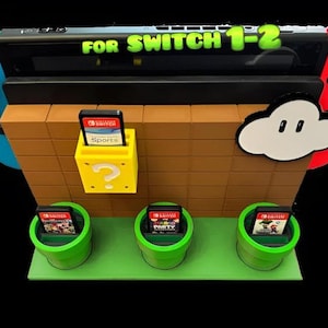 Super Mario Switch Dock: Game Storage for Switch 1-2, OLED