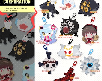 Lobotomy Corporation - Breloque en acrylique Anomalies de 2 pouces