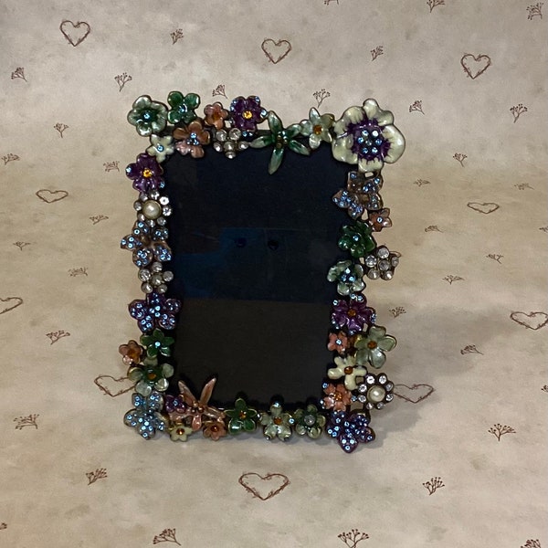 Floral Jeweled Picture Frame, Hobby Lobby Floral Jeweled Picture Frame