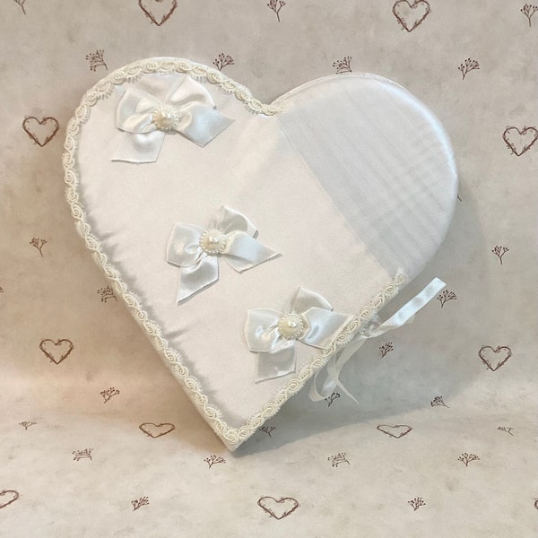 Vintage Handmade Heart Shaped Wedding Photo Album