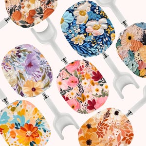 Floral AirPods Max Cover Botanical Hard Plastic Protective Case Cute Girly Shell for Air Pods Max Headphones