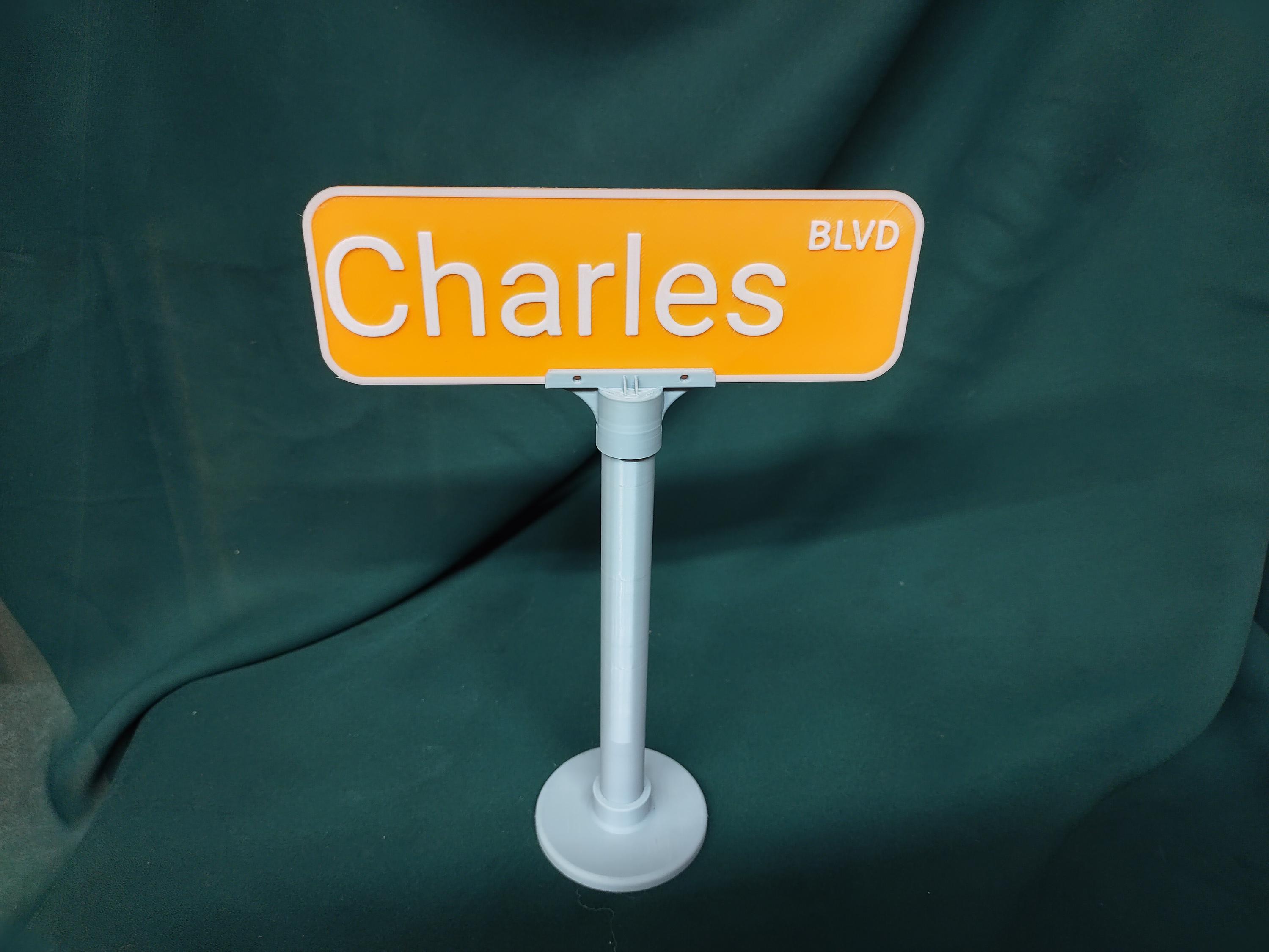 Custom Scaled Street Sign With Holder – Personalized Text & Color - Etsy