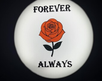 Forever Always Rose Night Light - Romantic  LED Lamp